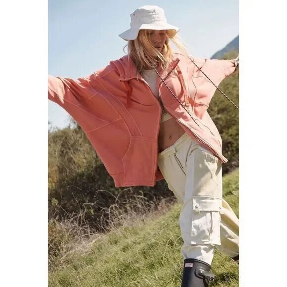 Free People Tops - 09 Free People All Your Love Solid Hoodie in Cactus Moon NWOT Size Medium